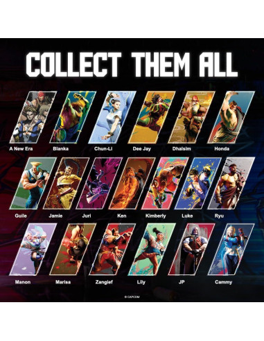 Póster Lenticular 3D Level Up Labs Street Fighter 6 Ryu 25.4x30.5cm