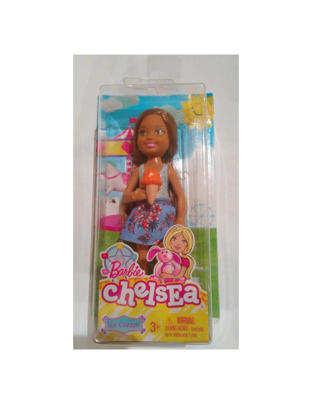 Muñeca Barbie Chelsea con Helado Naranja - Mattel Muñeca Barbie Chelsea con Helado Naranja - Mattel