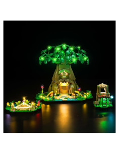 Luz LED BrickBling para Lego 77092 Árbol Deku Verde