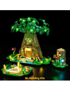 Luz LED BrickBling para Lego 77092 Árbol Deku Verde 2