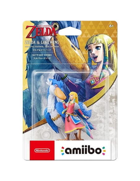 Amiibo Zelda y Loftwing Nintendo Switch - La Leyenda de Zelda