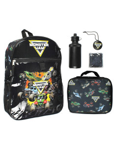 Set de Mochila Monster Jam INTIMO 5 Piezas con Almuerzo