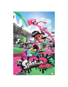 Póster Splatoon 2 Pyramid America 28x43 cm - Licenciado Nintendo