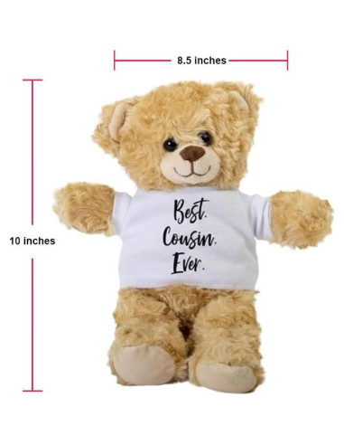 Osito de Peluche SpreadPassion con Camiseta 21.6x25.4cm
