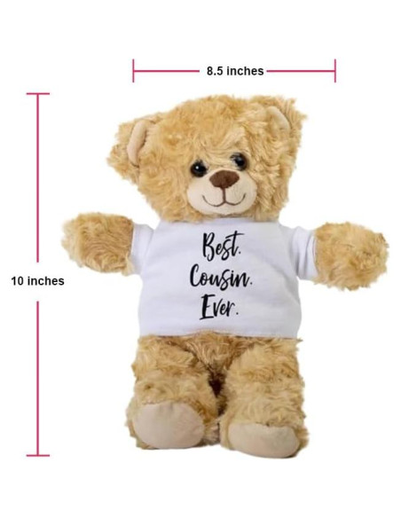 Osito de Peluche SpreadPassion con Camiseta 21.6x25.4cm