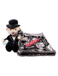 Manta y Peluche Monopoly Blankie Bestie 2 en 1 para Bebés