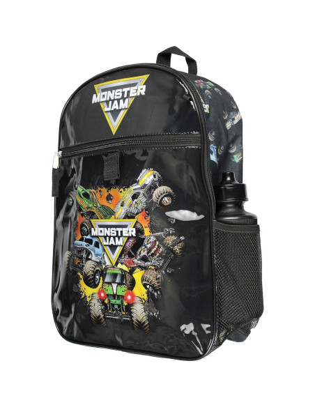 Set de Mochila Monster Jam INTIMO 5 Piezas con Almuerzo