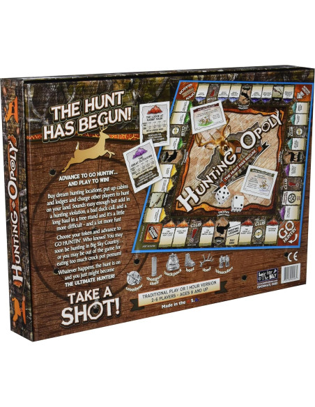 Juego de mesa Hunting-opoly Flat River Group para 2-6 jugadores Juego de mesa Hunting-opoly Flat River Group para 2-6 jugadores