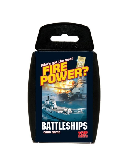 Juego de Cartas Top Trumps Barcos de Guerra - Español Juego de Cartas Top Trumps Barcos de Guerra - Español