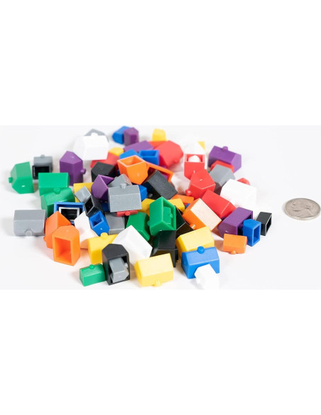 Hoteles y Casas de Plástico Morrison Games - 90 Piezas para Monopoly