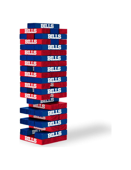 Juego de Apiladores de Mesa NFL Wild Sports Buffalo Bills 54 Piezas