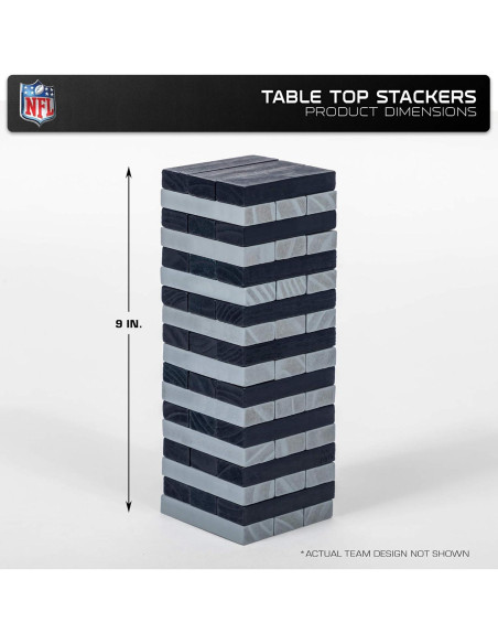 Juego de Apiladores de Mesa NFL Wild Sports Buffalo Bills 54 Piezas