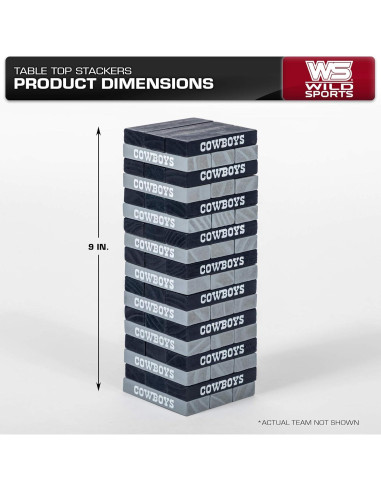 Juego de Bloques Apilables Wild Sports Texas Longhorns 54 Piezas