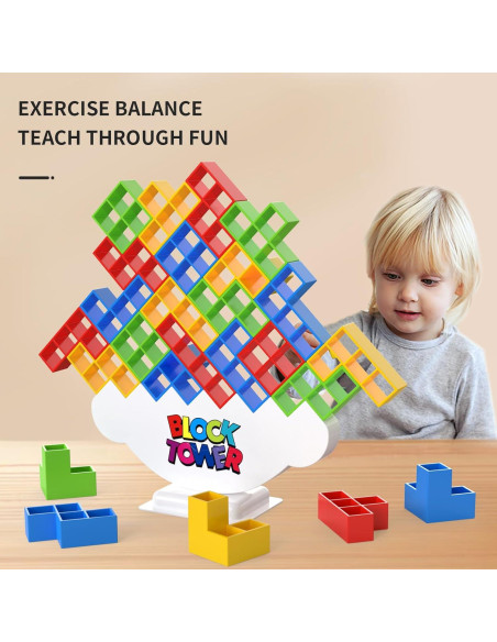 Juego de Bloques de Apilamiento OUXIA 48 Pcs - Diversión Familiar