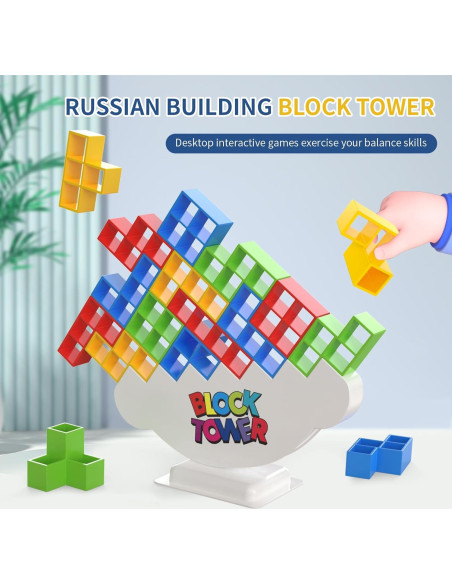 Juego de Bloques de Apilamiento OUXIA 48 Pcs - Diversión Familiar