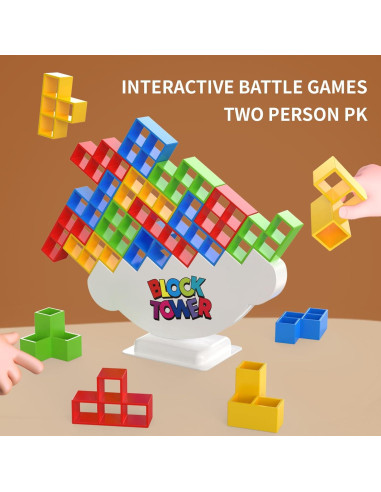 Juego de Bloques de Apilamiento OUXIA 48 Pcs - Diversión Familiar