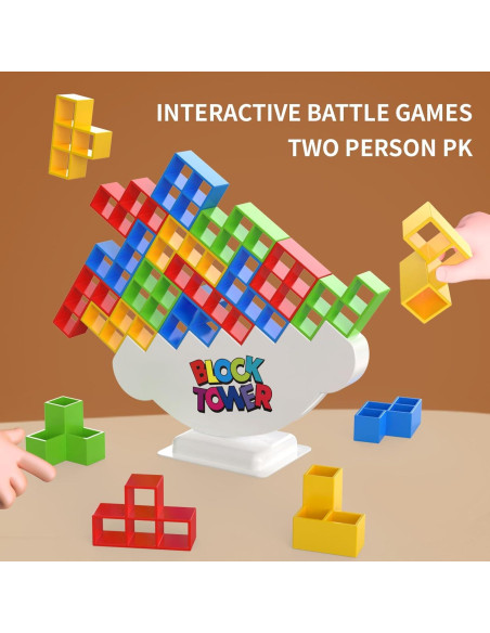 Juego de Bloques de Apilamiento OUXIA 48 Pcs - Diversión Familiar