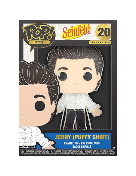 Pin Pop! Seinfeld Jerry Camisa Puffy Funko 10.16 cm Pin Pop! Seinfeld Jerry Camisa Puffy Funko 10.16 cm
