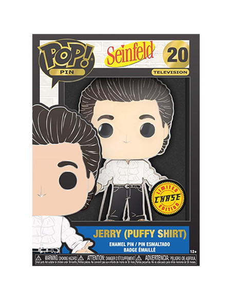 Pin Pop! Seinfeld Jerry Camisa Puffy Funko 10.16 cm Pin Pop! Seinfeld Jerry Camisa Puffy Funko 10.16 cm