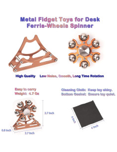 Spinner de Rueda de la Fortuna JoyJoltoy Antiestrés 6.6 cm 2