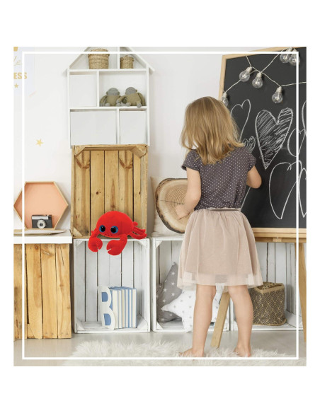 Cangrejo de Peluche Rojo Ojos Grandes Puzzled 15 cm Suave