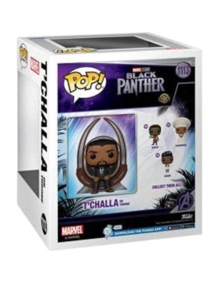 Funko Pop! Deluxe Marvel T'Challa en el Trono Edición Especial Funko Pop! Deluxe Marvel T'Challa en el Trono Edición Especial