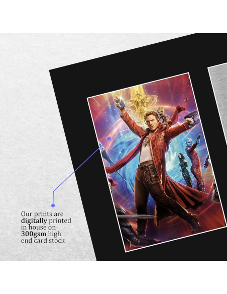 Exhibición Foto Autografiada Chris Pratt Guardianes de la Galaxia