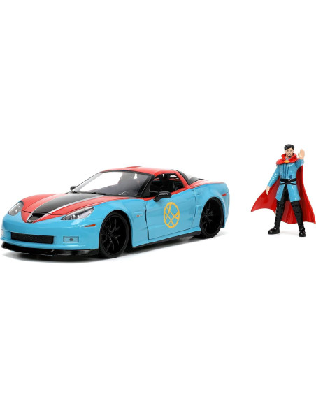 Coche de Fundición Jada Toys Doctor Strange 2006 Chevy Corvette