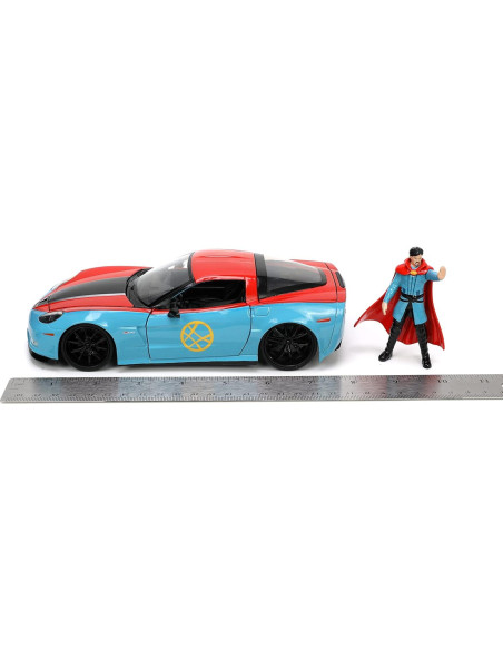 Coche de Fundición Jada Toys Doctor Strange 2006 Chevy Corvette