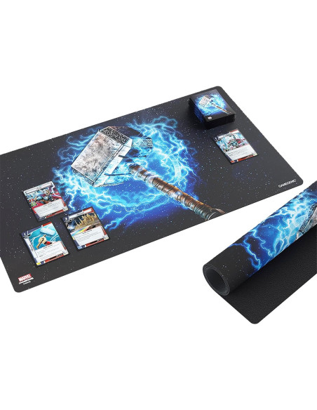 Tapete de Juego GameGenic Marvel Champions Thor 61x35 cm Antideslizante Tapete de Juego GameGenic Marvel Champions Thor 61x35 cm Antideslizante