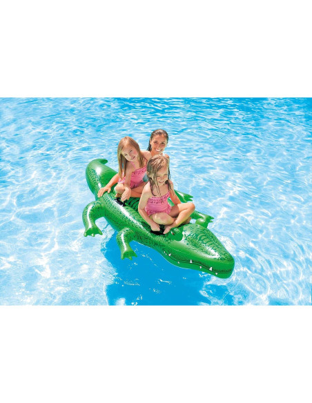 Flotador Inflable Intex Caimán Verde 203x114 cm para Niños Flotador Inflable Intex Caimán Verde 203x114 cm para Niños
