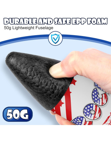 Lanzador de Cohetes Mafbeanl NO.2231A, Juguete Recargable 61m