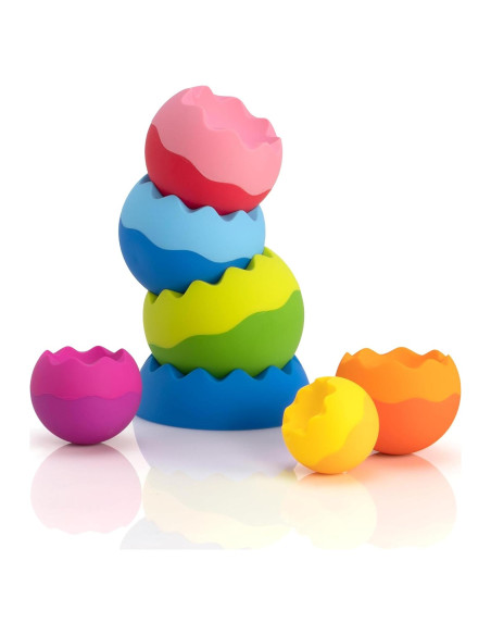 Juguete Sensorial Tobbles Neo Fat Brain - Apilamiento 6 Piezas