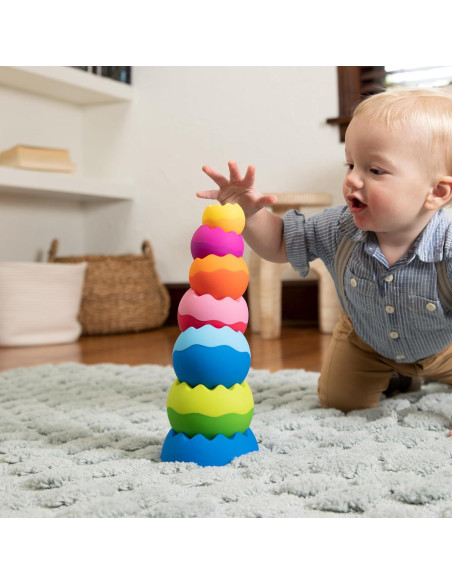 Juguete Sensorial Tobbles Neo Fat Brain - Apilamiento 6 Piezas