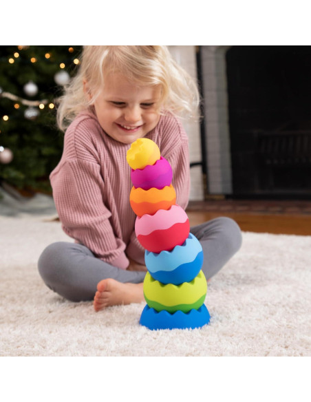 Juguete Sensorial Tobbles Neo Fat Brain - Apilamiento 6 Piezas