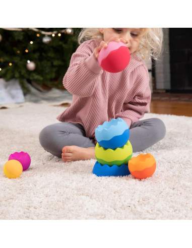 Juguete Sensorial Tobbles Neo Fat Brain - Apilamiento 6 Piezas