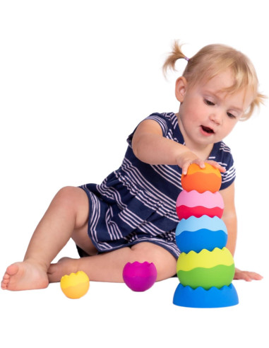 Juguete Sensorial Tobbles Neo Fat Brain - Apilamiento 6 Piezas