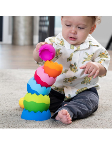 Juguete Sensorial Tobbles Neo Fat Brain - Apilamiento 6 Piezas