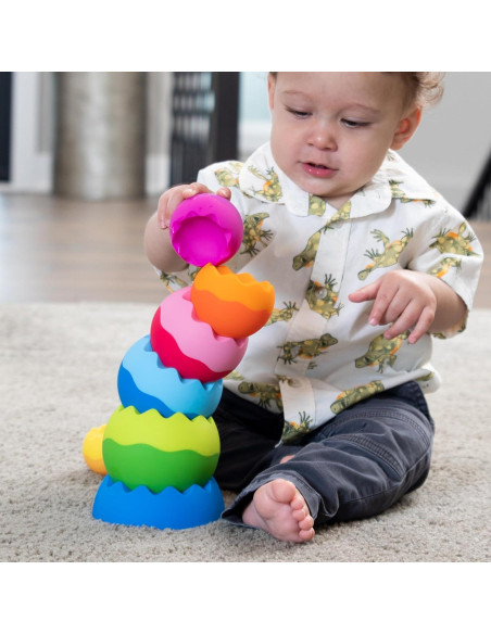 Juguete Sensorial Tobbles Neo Fat Brain - Apilamiento 6 Piezas