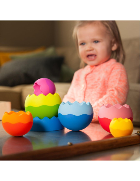 Juguete Sensorial Tobbles Neo Fat Brain - Apilamiento 6 Piezas