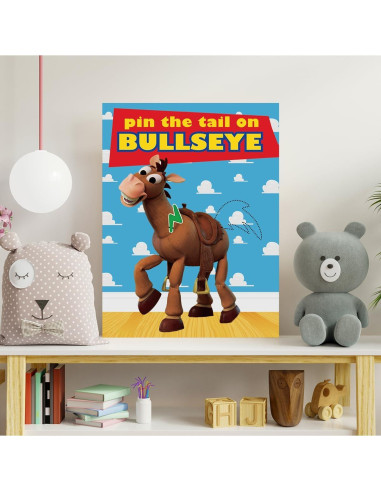 Juego de Fiesta Pin the Tail on The Bullseye OULUN 24PCS
