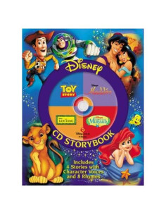 Disney CD The Lion King, the Little Mermaid, Toy Story, Aladdin: Disney Cd Storybook (4-In-1 Disney Audio CD Storybooks)