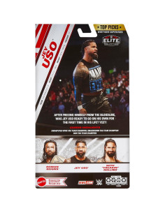 Figura de Acción Jey Uso Camisa Negra WWE Elite 2025 2