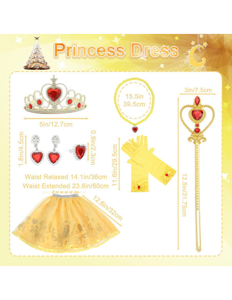 Conjunto de Accesorios de Disfraz Princesa Belle SP Funworld Conjunto de Accesorios de Disfraz Princesa Belle SP Funworld