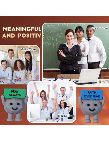 25 Mini Juguetes de Piedra Religiosa Gejoy - 4 cm Gris Oscuro