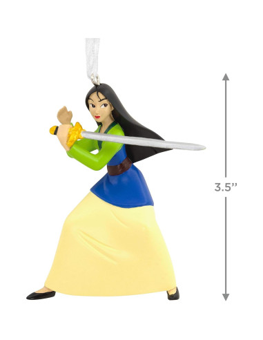Adorno Navideño Mulan Hallmark 6.99x8.89 cm Resina