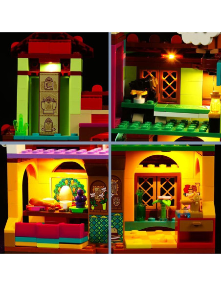 Luz LED BrickBling para Casa Encanto 43202 - Versión Mejorada