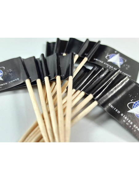 Banderas de Palillo de Dientes JBCD Fuerza Espacial 200pcs