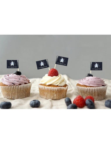 Banderas de Palillo de Dientes JBCD Fuerza Espacial 200pcs