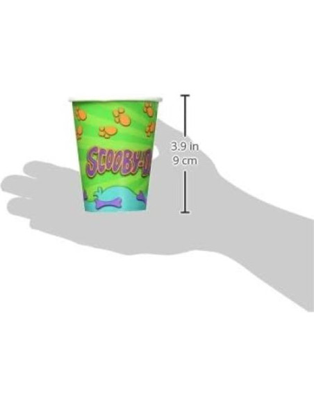 Tazas de papel Scooby-Doo 266 ml - Paquete de 8 unidades Tazas de papel Scooby-Doo 266 ml - Paquete de 8 unidades
